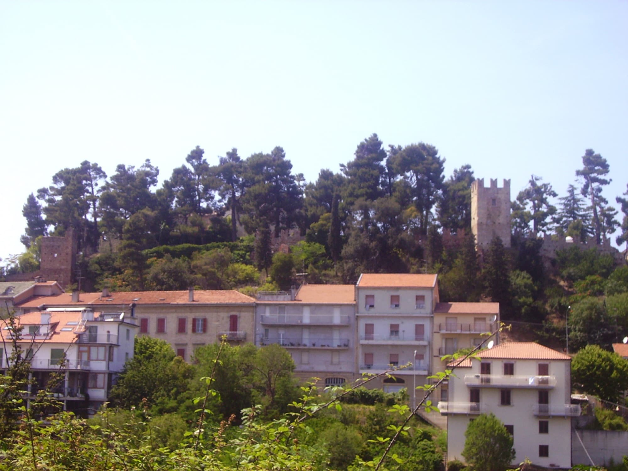 Uitzicht over de heuvels van Le Marche